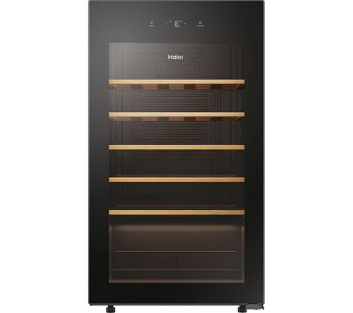 HAIER HWS34GGH1K Wine Cooler - Black, Black