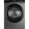 HAIER I-Pro Series 3 HW100-B14939S8 10 kg 1400 Spin Washing Machine - Graphite, Silver/Grey