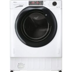 HAIER Series 4 HWDQ90B416FWB-UK Integrated 9 kg Washer Dryer, White