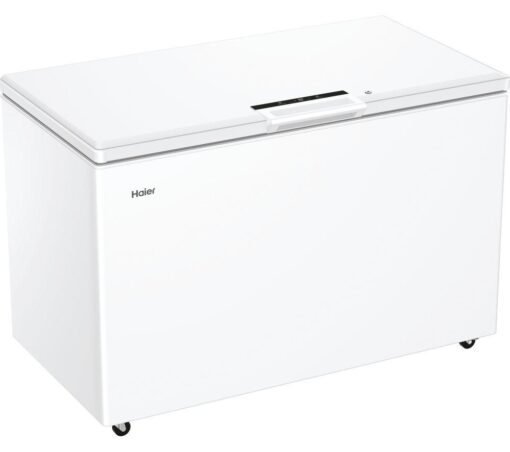 HAIER Series 7 HCE420EK Chest Freezer - White, White