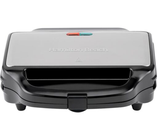 HAMILTON BEACH Deep Fill HB1026 Sandwich Toaster - Black & Stainless Steel, Stainless Steel