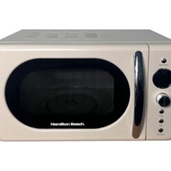 HAMILTON BEACH Retro HB70H20C Compact Solo Microwave - Cream, Cream