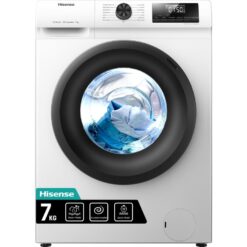 HISENSE 1 Series WFQP7012EVM 7 kg 1200 Spin Washing Machine - White, White