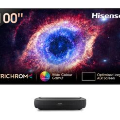 HISENSE 100L9HTUKD Smart 4K Ultra HD HDR Laser TV with Amazon Alexa, Black