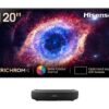 HISENSE 120L9HTUKA Smart 4K Ultra HD HDR Laser TV with Amazon Alexa, Black