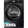 HISENSE 3S Series DH3S902BB3 WiFi-enabled 9 kg Heat Pump Tumble Dryer - Black, Black