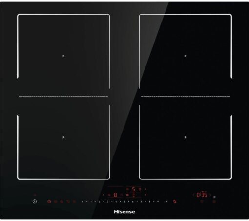 HISENSE I6456C 60 cm Electric Induction Hob - Black, Black