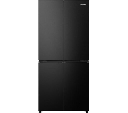 HISENSE PureFlat RQ5P470SAFD Fridge Freezer - Black Stainless Steel, Stainless Steel