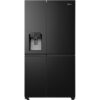 HISENSE PureFlat RS818N4IFE American-Style Smart Fridge Freezer - Black Stainless Steel, Stainless Steel