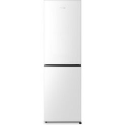 HISENSE RB327N4BWE 50/50 Fridge Freezer - White & Steel, Silver/Grey