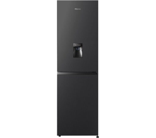 HISENSE RB327N4WBE 50/50 Fridge Freezer - Black, Black