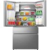 HISENSE RF728N4SASE Fridge Freezer - Stainless Steel, Stainless Steel