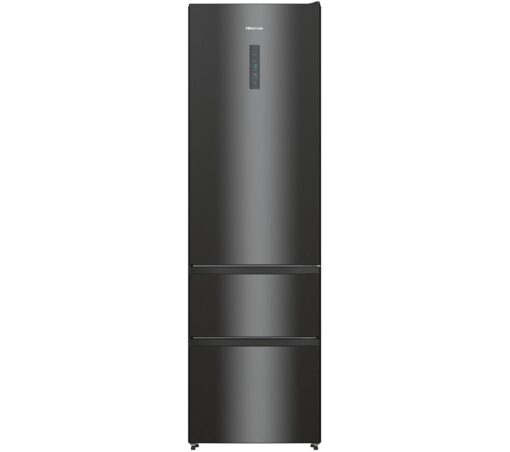 HISENSE RM469N4AFEUK 70/30 Fridge Freezer - Black, Black