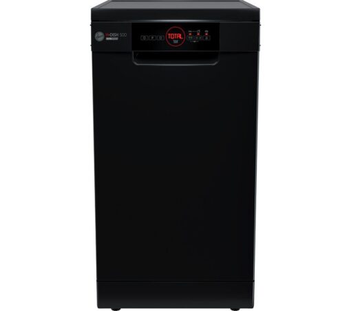 HOOVER H-Dish 500 HDPH 2D1049B-80 Slimline Dishwasher - Black, Black