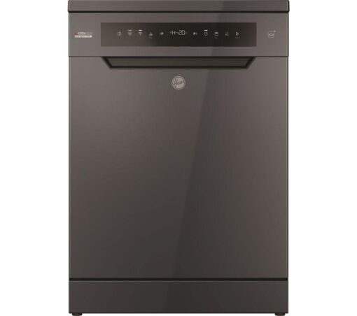 HOOVER H-Dish 500 HF 5C7F0A-80 Full-size WiFi-enabled Dishwasher - Graphite, Silver/Grey,Black