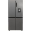 HOOVER H-FRIDGE 700 HHCR3818EWPL Fridge Freezer - Slate Grey, Silver/Grey