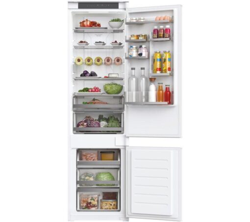 HOOVER HOBT5519EWK Integrated Smart 70/30 Fridge Freezer - Sliding Hinge