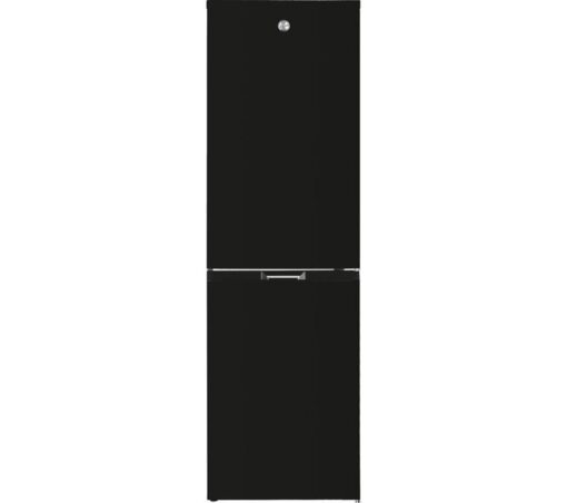 HOOVER HOCH1T518EBK 50/50 Fridge Freezer - Black, Black