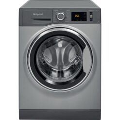 HOTPOINT ActiveCare NM11 846 GC A UK N 8 kg 1400 Spin Washing Machine - Graphite, Silver/Grey