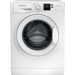 HOTPOINT Anti-Stain NSWR 846 WK UK 8 kg 1400 Spin Washing Machine - White, White