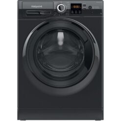 HOTPOINT Anti-Stain NSWR 946 BS UK 9 kg 1400 Spin Washing Machine - Black, Black