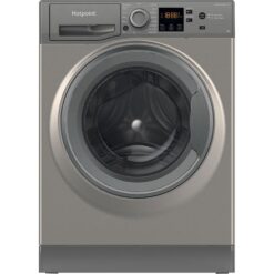 HOTPOINT Anti-stain NSWR 7469 GK UK 7 kg 1400 Spin Washing Machine - Graphite, Silver/Grey