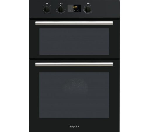 HOTPOINT Class 2 DD2 540 BL Electric Double Oven - Black, Black