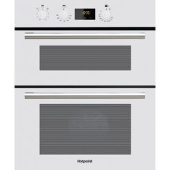 HOTPOINT Class 2 DU2 540 Electric Built-under Double Oven - White, White