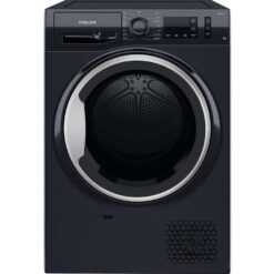 HOTPOINT Crease Care NT M11 82BSK UK 8 kg Heat Pump Tumble Dryer - Black, Black