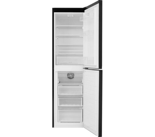 HOTPOINT Frost Free HBNF 55182 B UK 50/50 Fridge Freezer - Black, Black