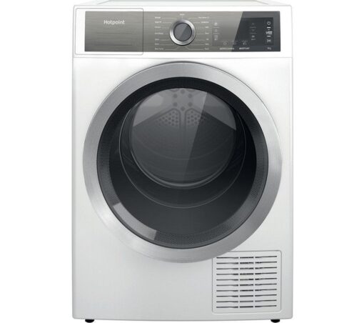 HOTPOINT GentlePower H8 D94WB UK 9 kg Heat Pump Tumble Dryer - White, White