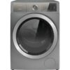 HOTPOINT Gentlepower H8 W046SB UK 10 kg 1400 Spin Washing Machine - Silver, Silver/Grey