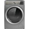 HOTPOINT Gentlepower H8 W946SB 9 kg 1400 Spin Washing Machine - Silver, Silver/Grey