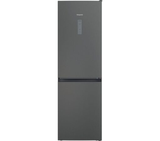 HOTPOINT H5X 82O SK 70/30 Fridge Freezer - Black, Black