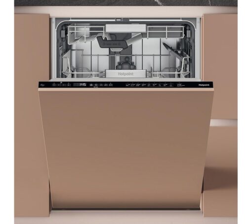 HOTPOINT Hydroforce H8I HP42 L UK Full-size Fully Integrated Dishwasher