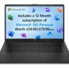 HP 17-cn0534sa 17.3" Laptop - Intel®Pentium, 128 GB SSD, Black, Black