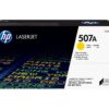 HP 507A Original Yellow Toner Cartridge, Yellow