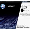 HP 55X High Yield Original LaserJet Black Toner Cartridge, Black