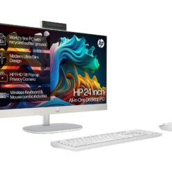 HP Pavilion 24-cr0037na 23.8" All-in-One PC - AMD Ryzen™ 7, 1 TB SSD, White, White