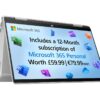 HP Pavilion x360 14-ek1550sa 14" 2 in 1 Laptop - Intel®U300, 128 GB SSD, Silver, Silver/Grey