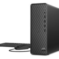 HP Slim S01-aF2006na Desktop PC - Intel®Pentium Silver, 256 GB SSD, Black, Black