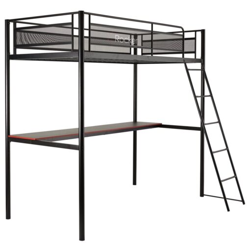 HQ High Sleeper Bunk Bed with Built-in-Desk by X Rocker