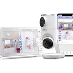 HUBBLE Nursery Pal Dual Vision 5" Smart Baby Monitor - White