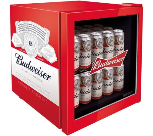 HUSKY Budweiser HUS-HU225 Drinks Cooler - Red, Red