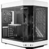 HYTE Y60 E-ATX Mid-Tower PC Case - White, White