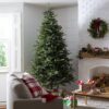 Habitat 8ft Natural Upswept Mixed Tip Christmas Tree