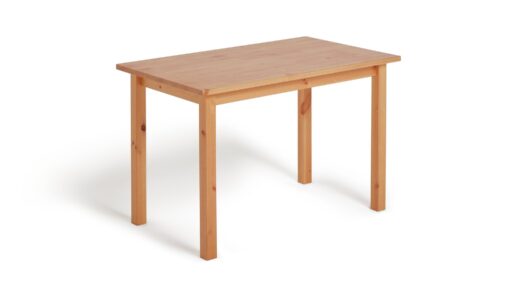 Habitat Ashdon Solid Pine 4 Seater Dining Table - Oak Stain