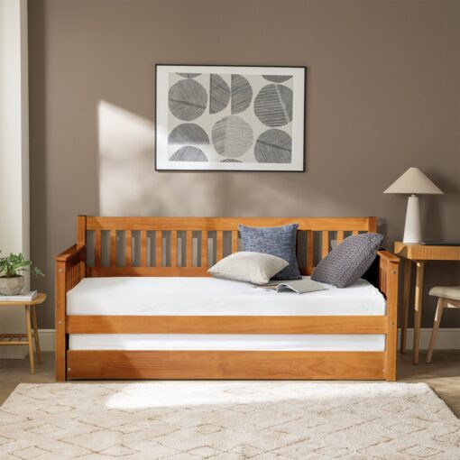 Habitat Aspley Trundle Day Bed - Oak Effect