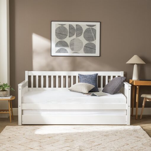 Habitat Aspley Trundle Day Bed - White