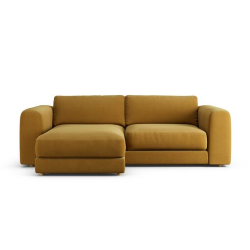 Habitat Ayr Reversible Corner Sofa - Gold - Ash Leg